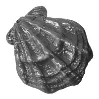 Камень чугунный "Ракушка малая" КЧР-3 (Неокрашенный)  (Рубцовск)