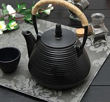 Чайник с ситом «Атьяф» 1 л, цвет чёрный